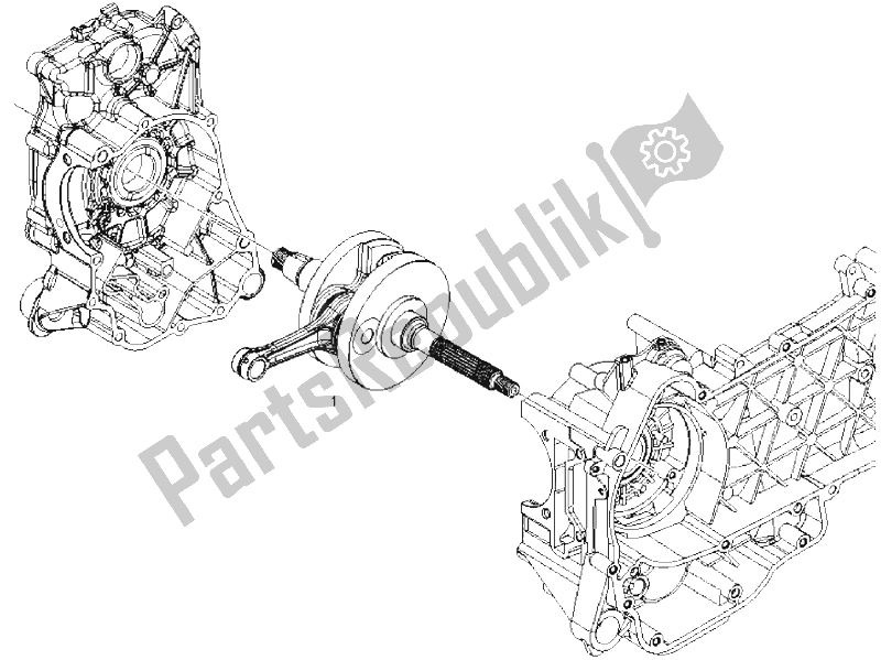 Todas las partes para Eje De Accionamiento de Derbi GP1 LOW Seat 125 CC E3 2 VER 2007