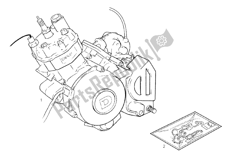 Todas las partes para Motor de Derbi Senda 50 R DRD Racing LTD Edition E2 2 Edicion 2005