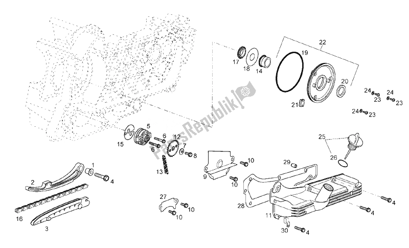 Toutes les pièces pour le La Pompe à Huile du Derbi Rambla 125 CC 250 E3 2 VER 2008