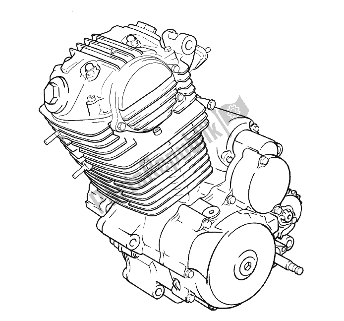 Todas las partes para Motor de Derbi Senda 125 R 4T 2004