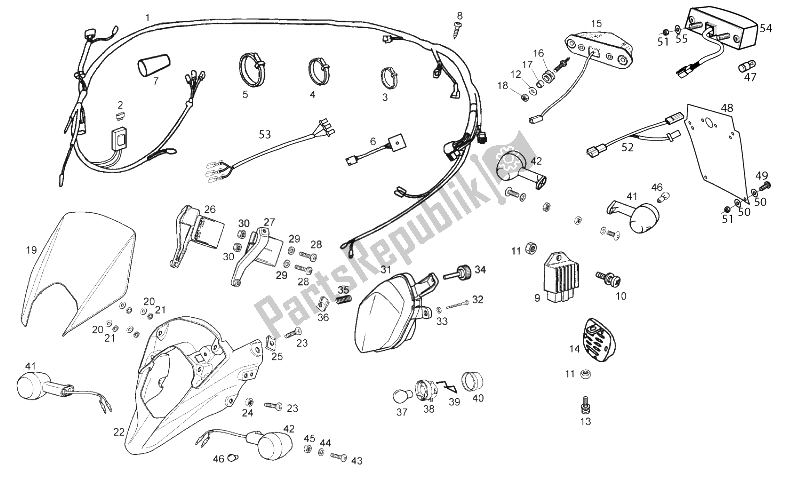 Toutes les pièces pour le Lumières - Système électrique du Derbi Senda R DRD X Treme 50 2T E2 2014