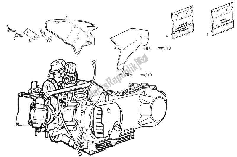 Toutes les pièces pour le Couvercles De Carter du Derbi GP1 125 E2 3 VER 2006