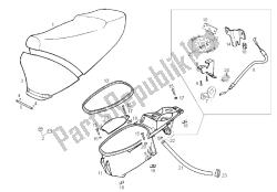 Saddle - Helmet compartment