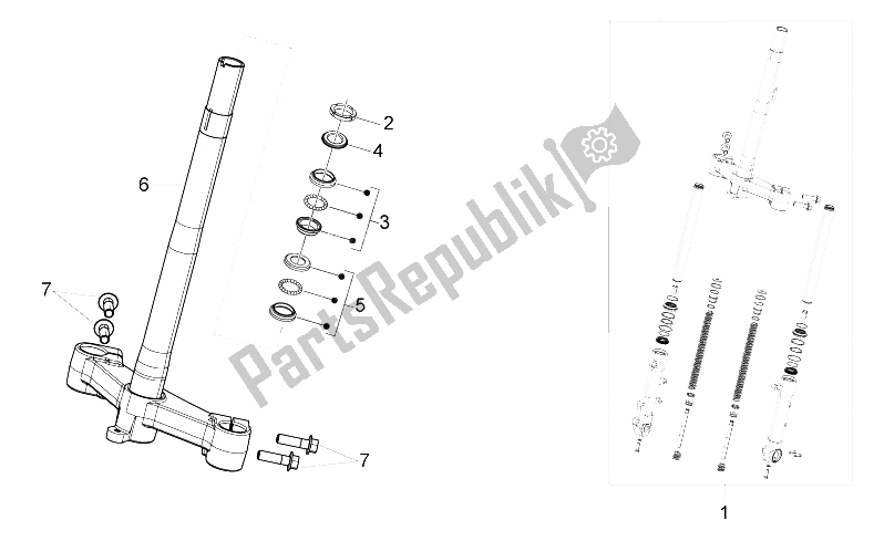 Toutes les pièces pour le Base De Tige du Derbi Variant Sport 50 2T 2012