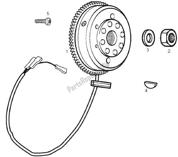 All parts for the Cdi Magneto Assy of the Derbi GPR 50 2T E2 CH 2010