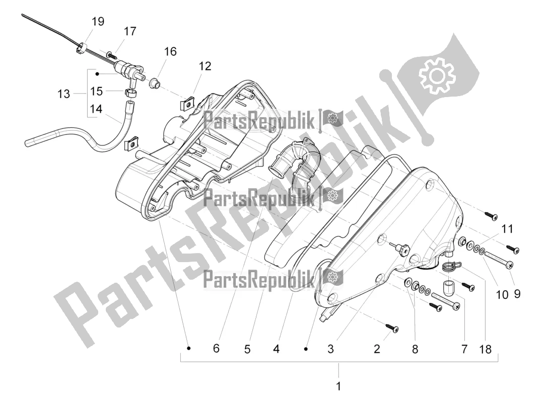 Toutes les pièces pour le Filtre à Air du Derbi Boulevard 150 4T 2016