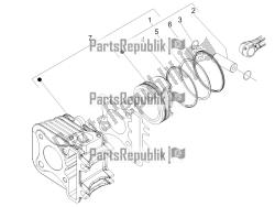 Cylinder-piston-wrist pin unit