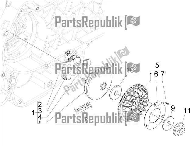 Wszystkie części do Ko? O Pasowe Nap? Dowe Derbi Boulevard 150 4T 2016