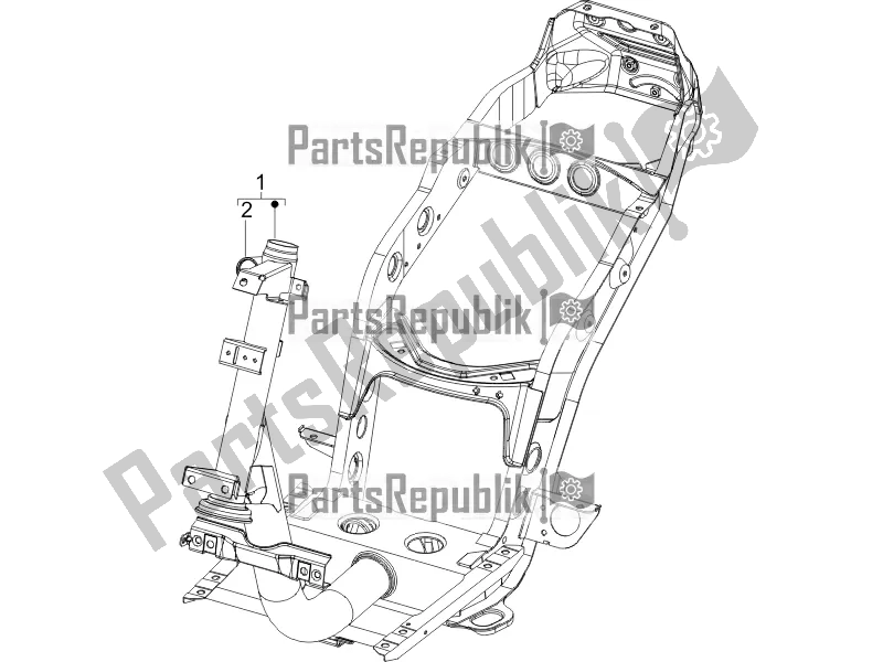 All parts for the Frame/bodywork of the Derbi Boulevard 150 4T 2016