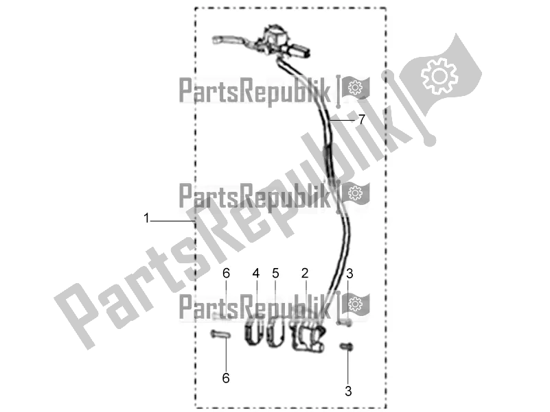 Todas las partes para Conjunto De Freno Delantero de Derbi ETX 150 2018