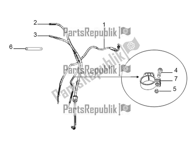 All parts for the Cables of the Derbi ETX 150 2019