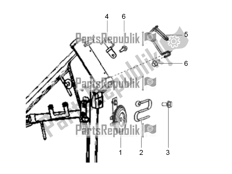 All parts for the Trumpet of the Derbi ETX 150 2019