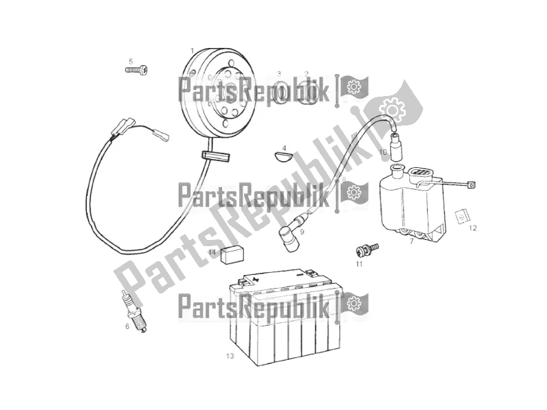 All parts for the Ignition Unit of the Derbi Senda R 50 DRD X-treme 2016