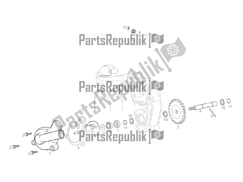 Toutes les pièces pour le Pompe à Eau du Derbi Senda R 50 DRD X-treme 2016