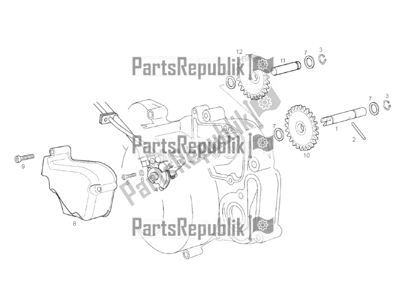 All parts for the Oil Pump of the Derbi Senda R 50 DRD X-treme 2017