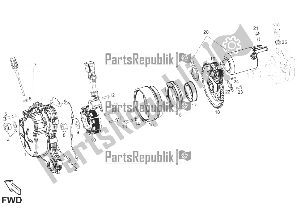 All parts for the Cdi Magneto Assy of the Derbi Senda R-SM 125 DRD Motard 2016