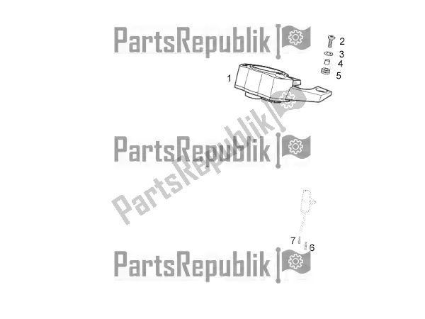 Alle onderdelen voor de Dashboard van de Derbi Senda SM 50 DRD Racing 2016