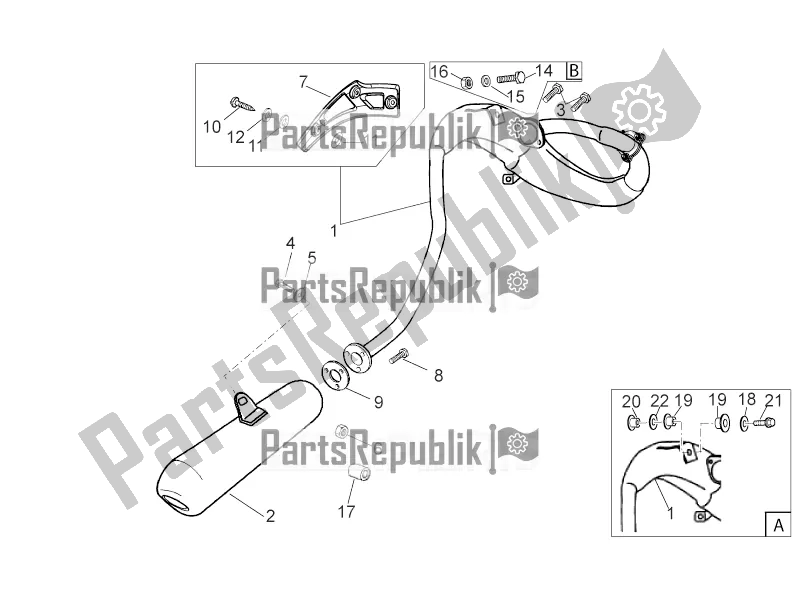 Toutes les pièces pour le Tuyau D'échappement du Derbi Senda SM 50 DRD Racing 2016