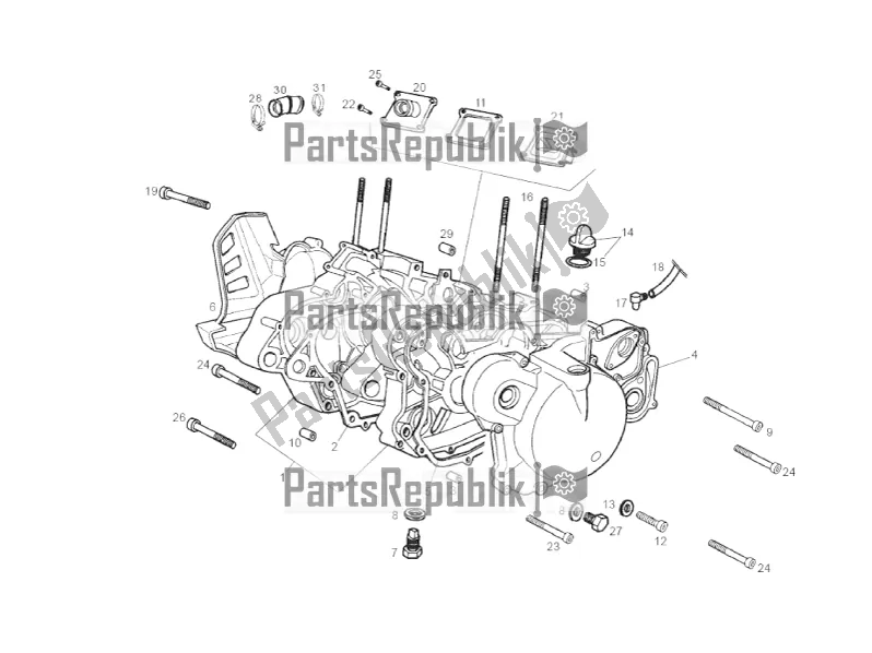 Toutes les pièces pour le Carters du Derbi Senda SM 50 DRD Racing 2017