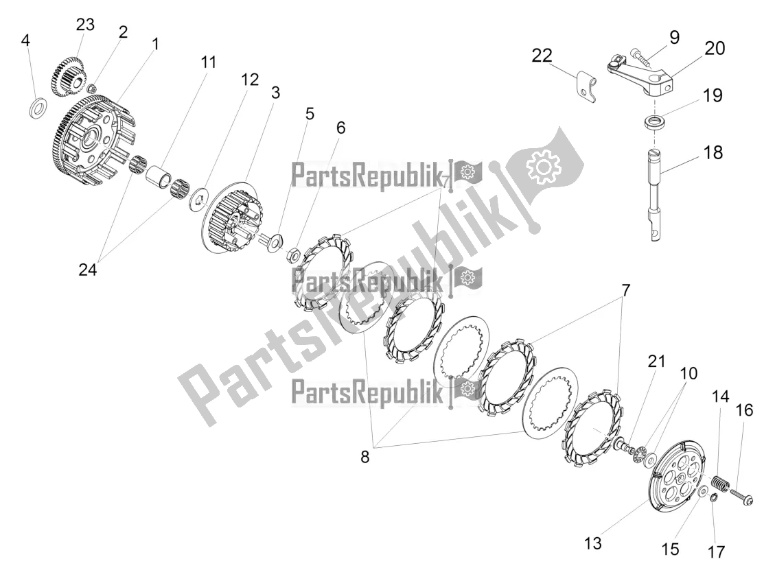 Toutes les pièces pour le Embrayage du Derbi Senda SM 50 DRD X-treme Limited Edition 2016