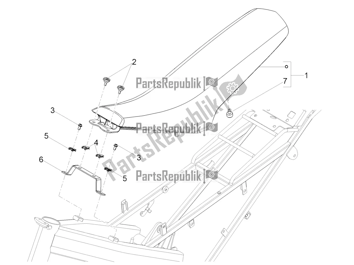 Toutes les pièces pour le Selle du Derbi Senda SM 50 Limited 2018