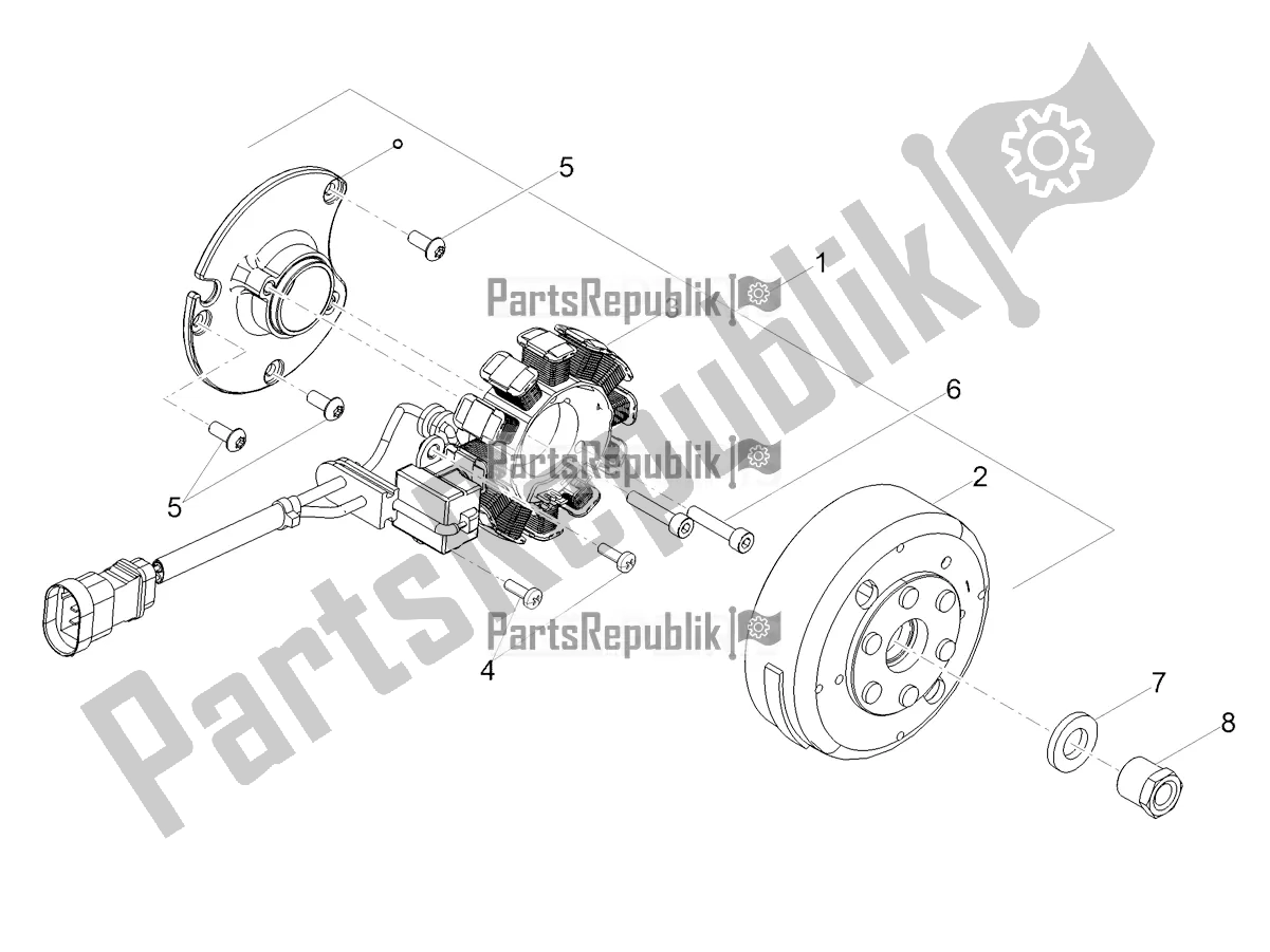 All parts for the Cdi Magneto Assy / Ignition Unit of the Derbi Senda SM 50 Limited 2019