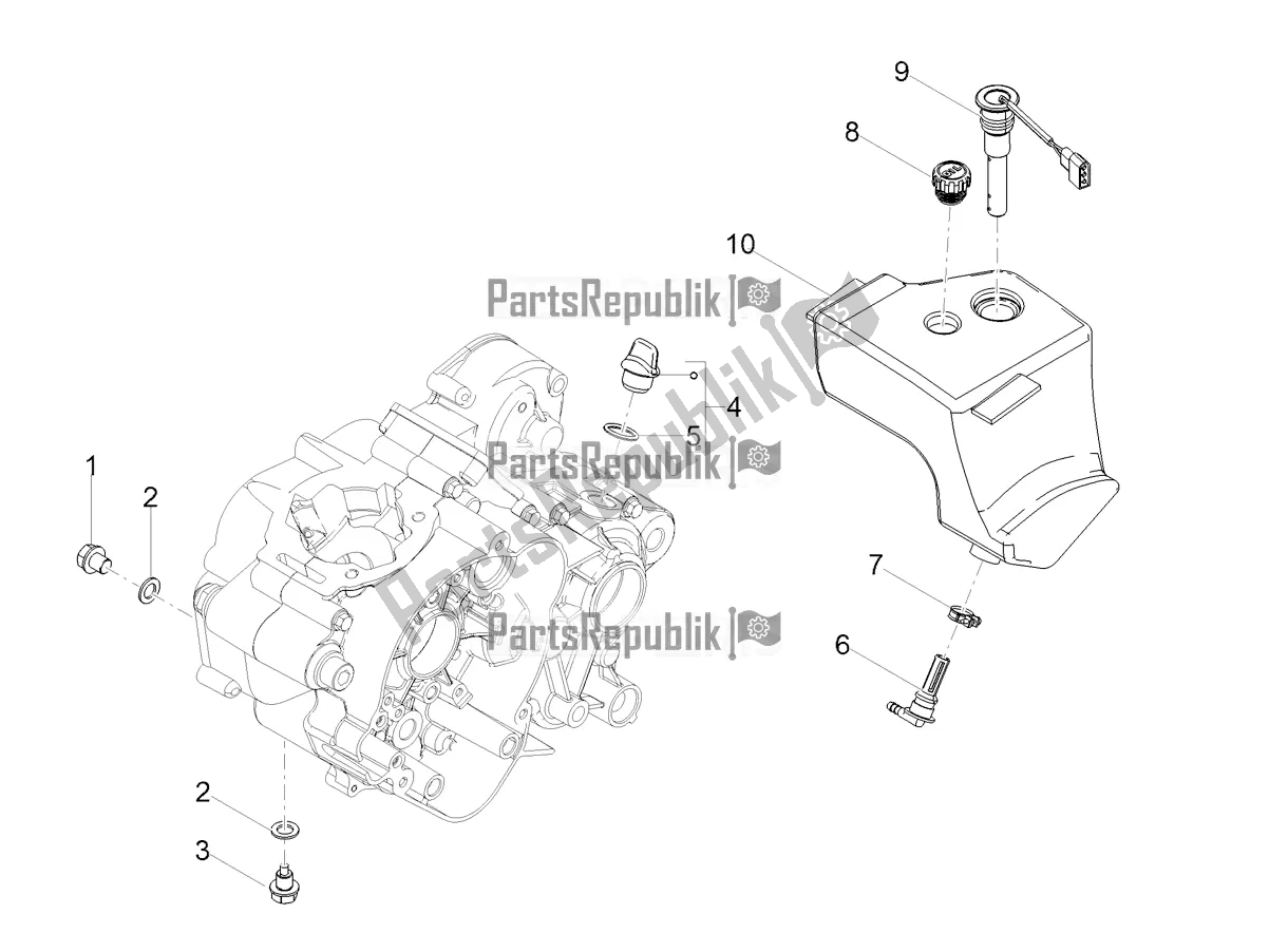 Todas las partes para Lubricación de Derbi Senda SM 50 Limited 2019