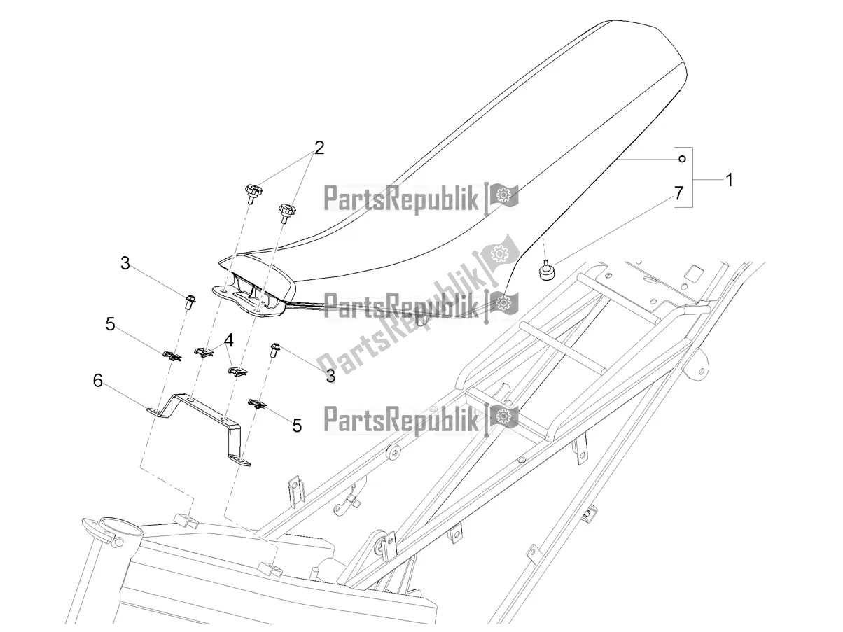 Toutes les pièces pour le Selle du Derbi Senda SM 50 Limited 2019