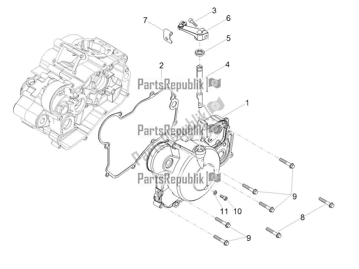 Toutes les pièces pour le Couvercle D'embrayage du Derbi Senda SM 50 X-treme 2019