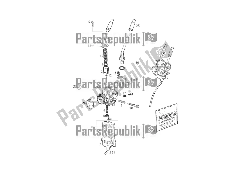 Toutes les pièces pour le Carburateur du Derbi Senda SM DRD X-treme 0 2016