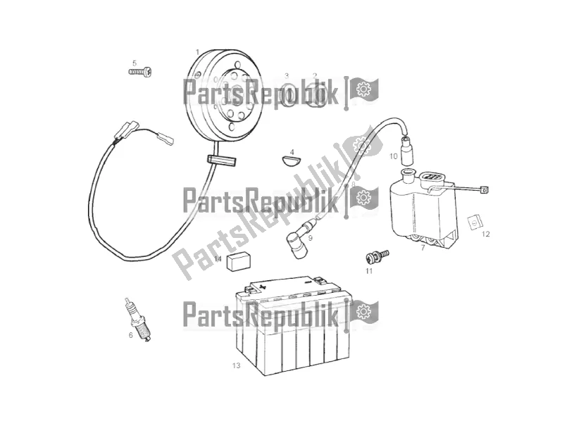 All parts for the Ignition Unit of the Derbi Senda SM DRD X-treme 0 2017
