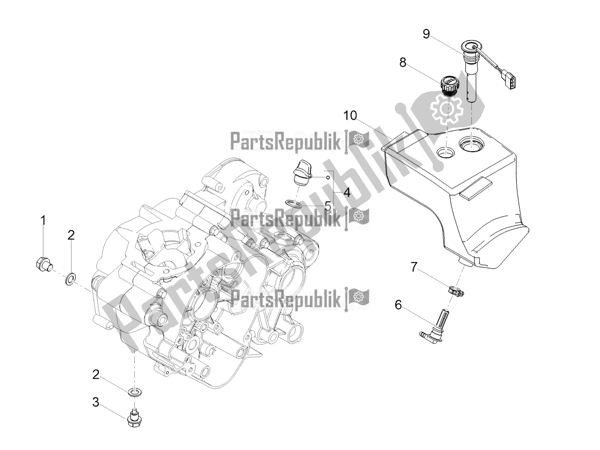 All parts for the Lubrication of the Derbi Senda X-treme 50 R 2018