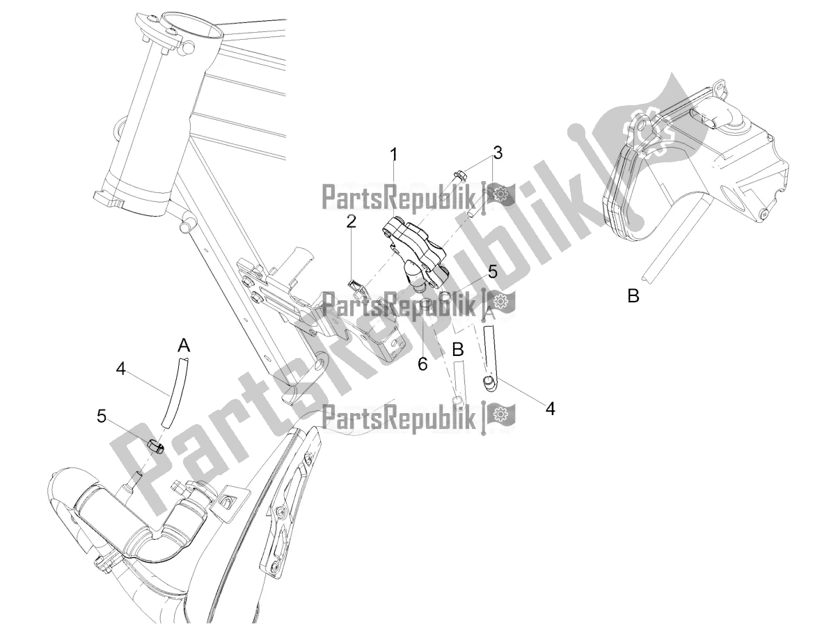 All parts for the Secondary Air of the Derbi Senda X-treme 50 R 2018