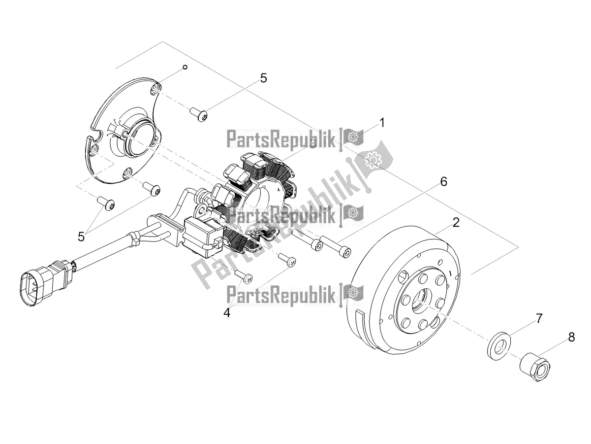 All parts for the Cdi Magneto Assy / Ignition Unit of the Derbi Senda X-treme 50 R 2019