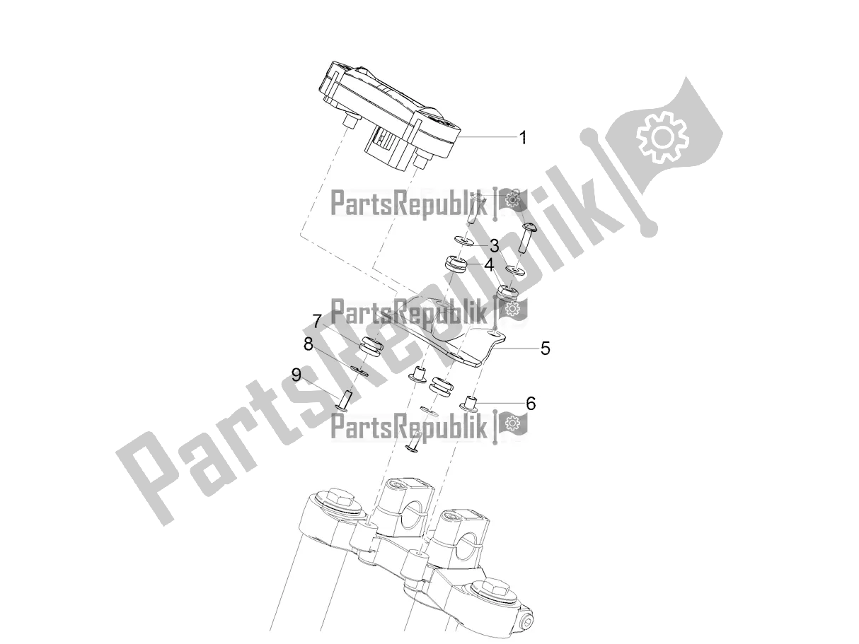 All parts for the Instruments of the Derbi Senda X-treme 50 R 2019