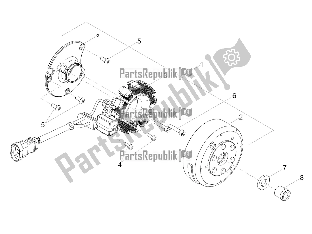 All parts for the Cdi Magneto Assy / Ignition Unit of the Derbi Senda X-treme 50 R 2020