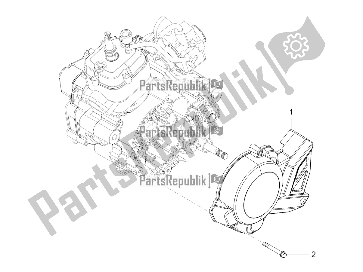 Todas las partes para Cubierta Del Volante de Derbi Senda X-treme 50 R 2021