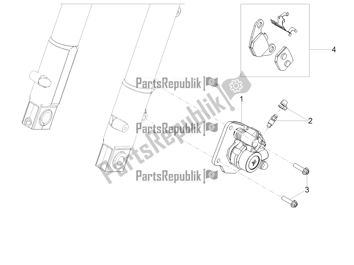 Todas las partes para Pinza De Freno Delantero de Derbi Senda X-treme 50 R 2021