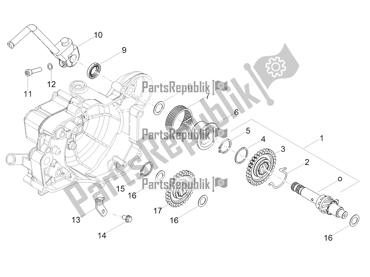 All parts for the Starter / Electric Starter of the Derbi Senda X-treme 50 R 2021