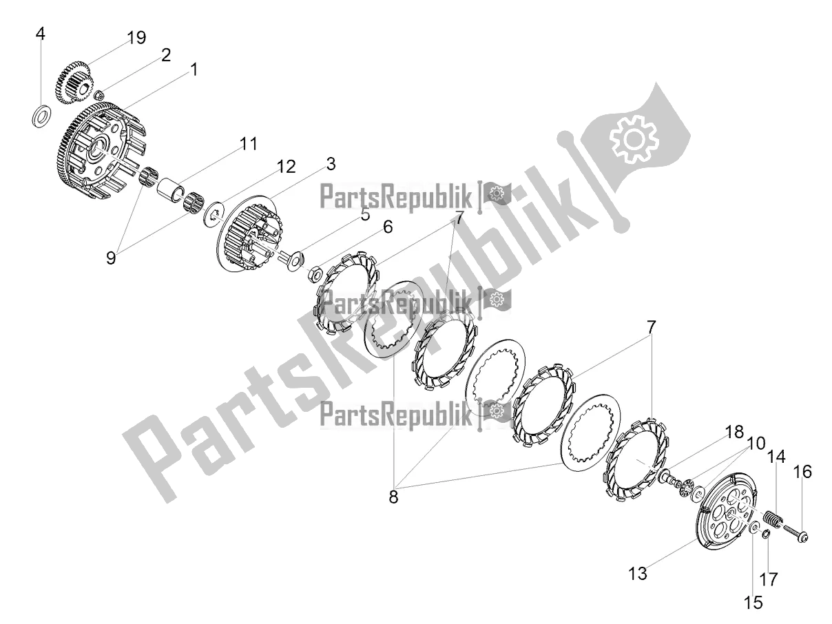 Toutes les pièces pour le Embrayage du Derbi Senda X-treme 50 R 2022