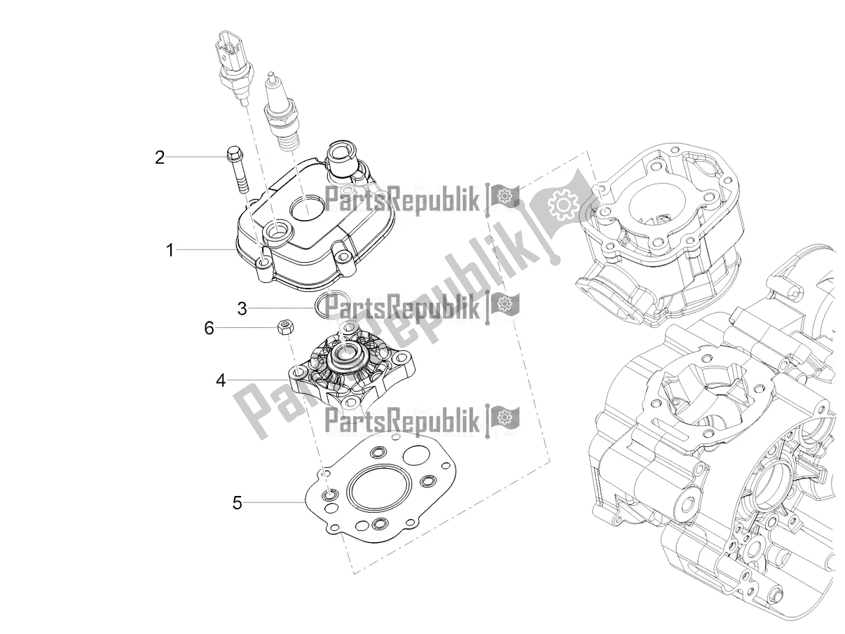 Toutes les pièces pour le Couverture De Tête du Derbi Senda X-treme 50 R 2022