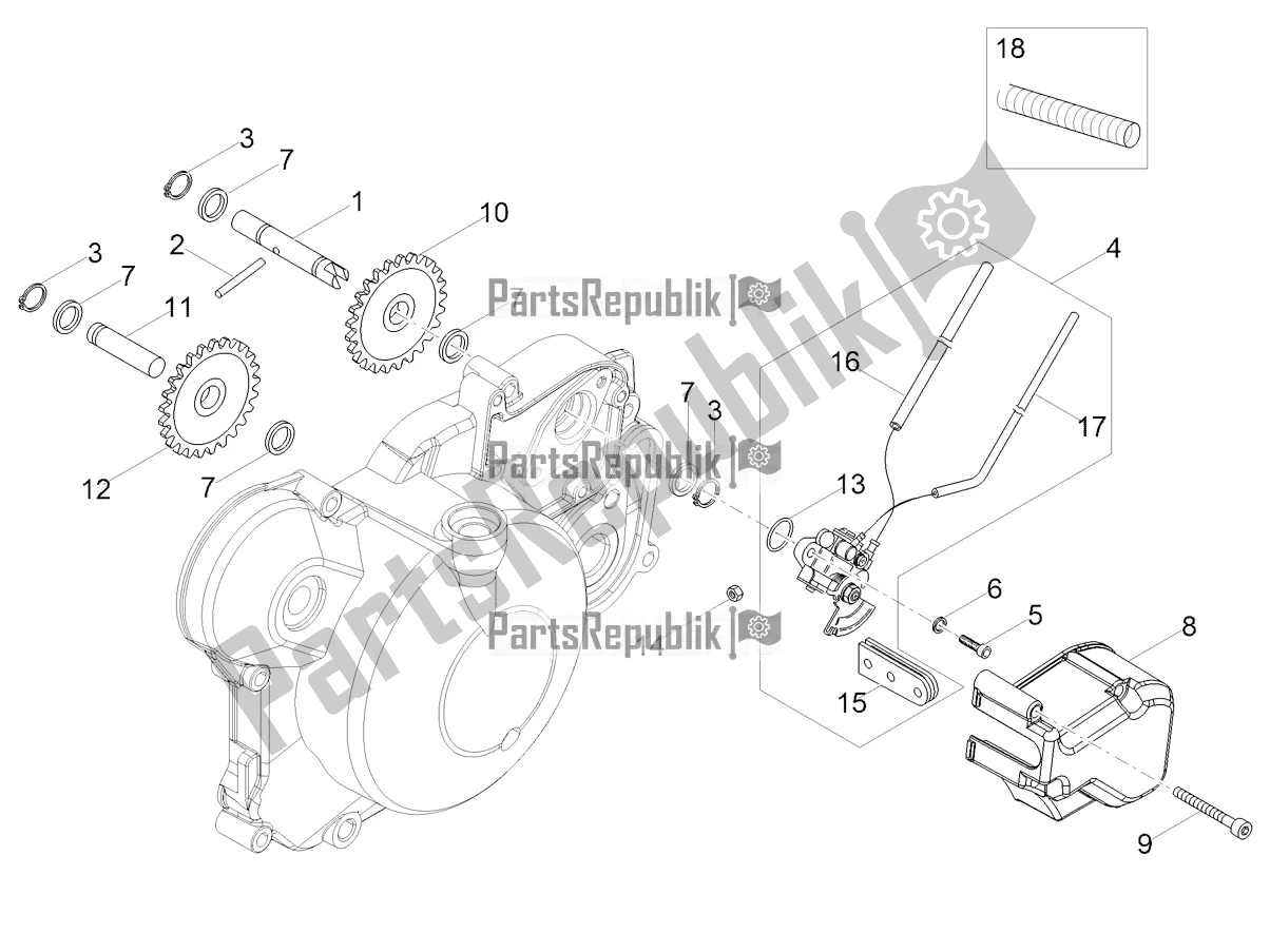 Toutes les pièces pour le La Pompe à Huile du Derbi Senda X-treme 50 SM 2020