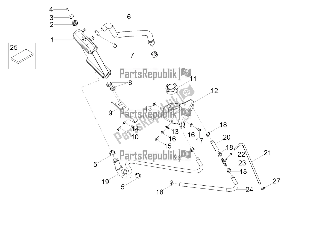 Toutes les pièces pour le Système De Refroidissement du Derbi Senda X-treme 50 SM 2021