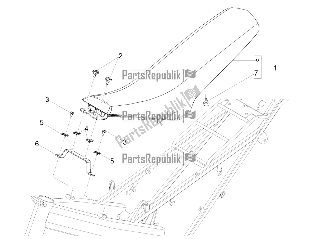 Toutes les pièces pour le Selle du Derbi Senda X-treme 50 SM 2021