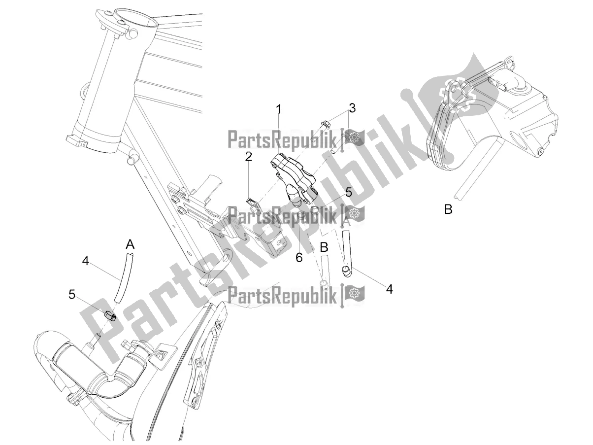 Toutes les pièces pour le Air Secondaire du Derbi Senda X-treme 50 SM 2021