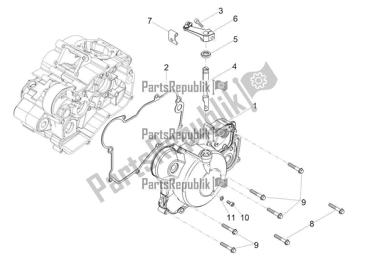 Toutes les pièces pour le Couvercle D'embrayage du Derbi Senda X-treme 50 SM 2022