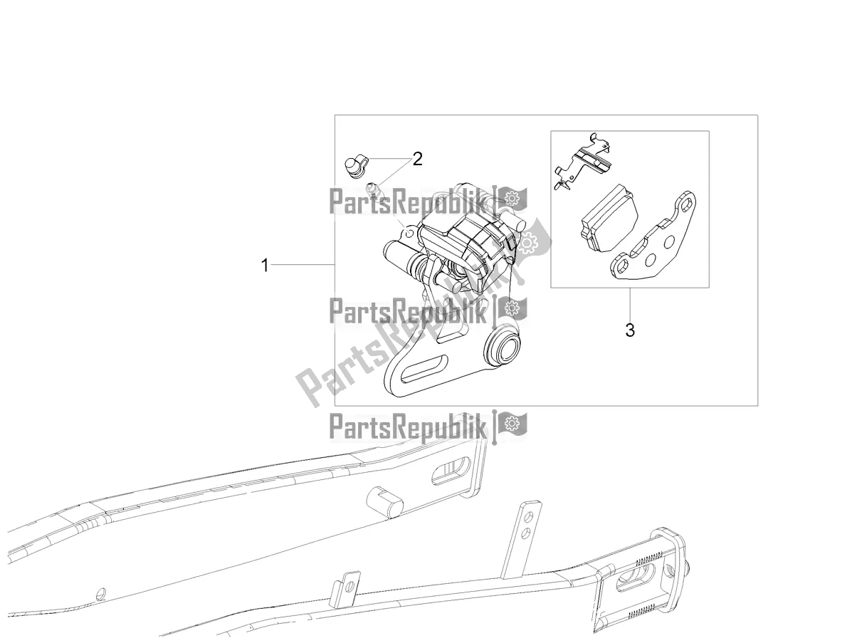 Todas las partes para Pinza De Freno Trasero de Derbi Senda X-treme 50 SM 2022