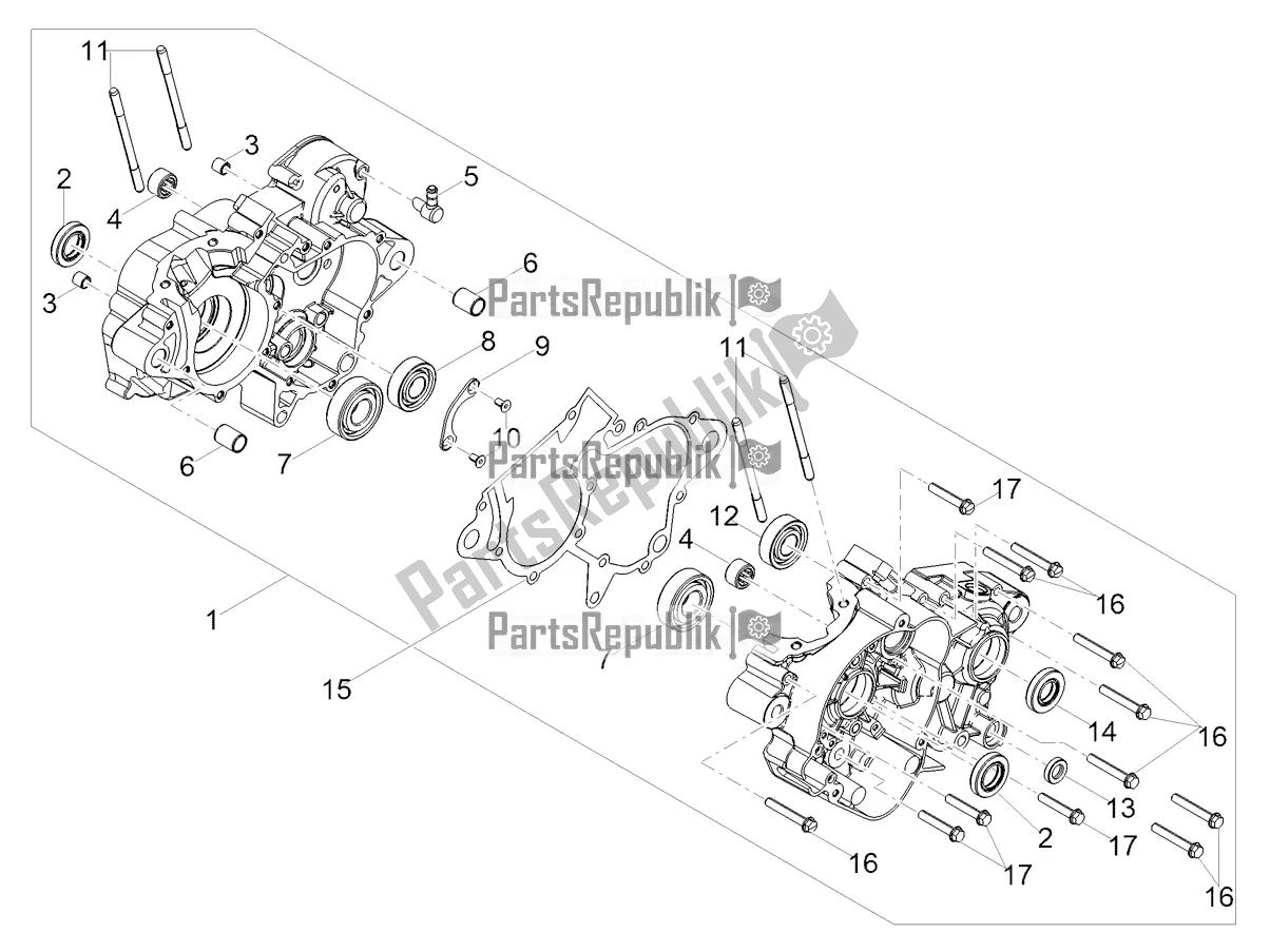 Toutes les pièces pour le Carters I du Derbi Senda X-treme 50 SM LOW Seat 2019