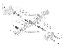 caja de cambios - conjunto de engranajes