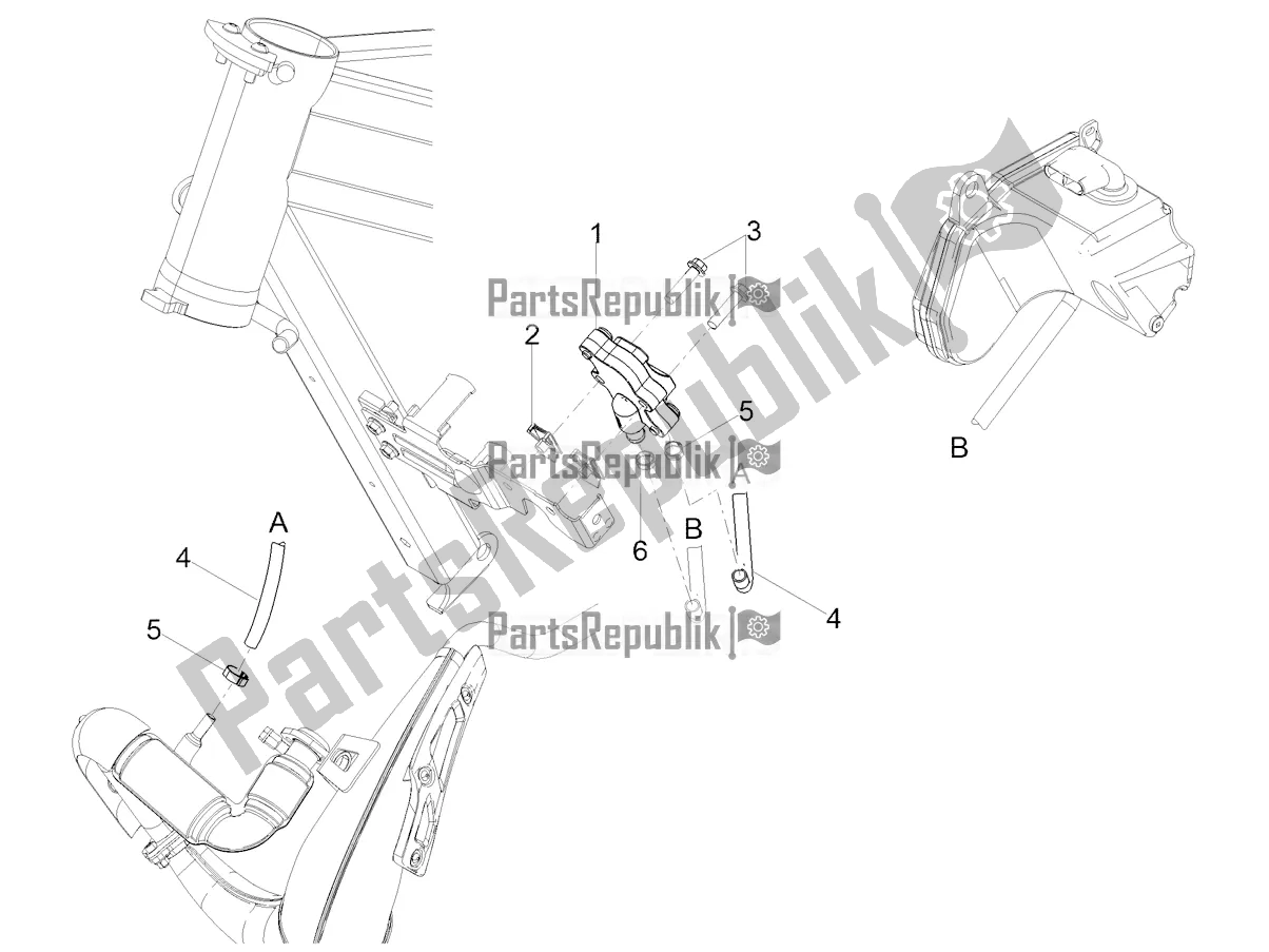 All parts for the Secondary Air of the Derbi Senda X-treme 50 SM LOW Seat 2019